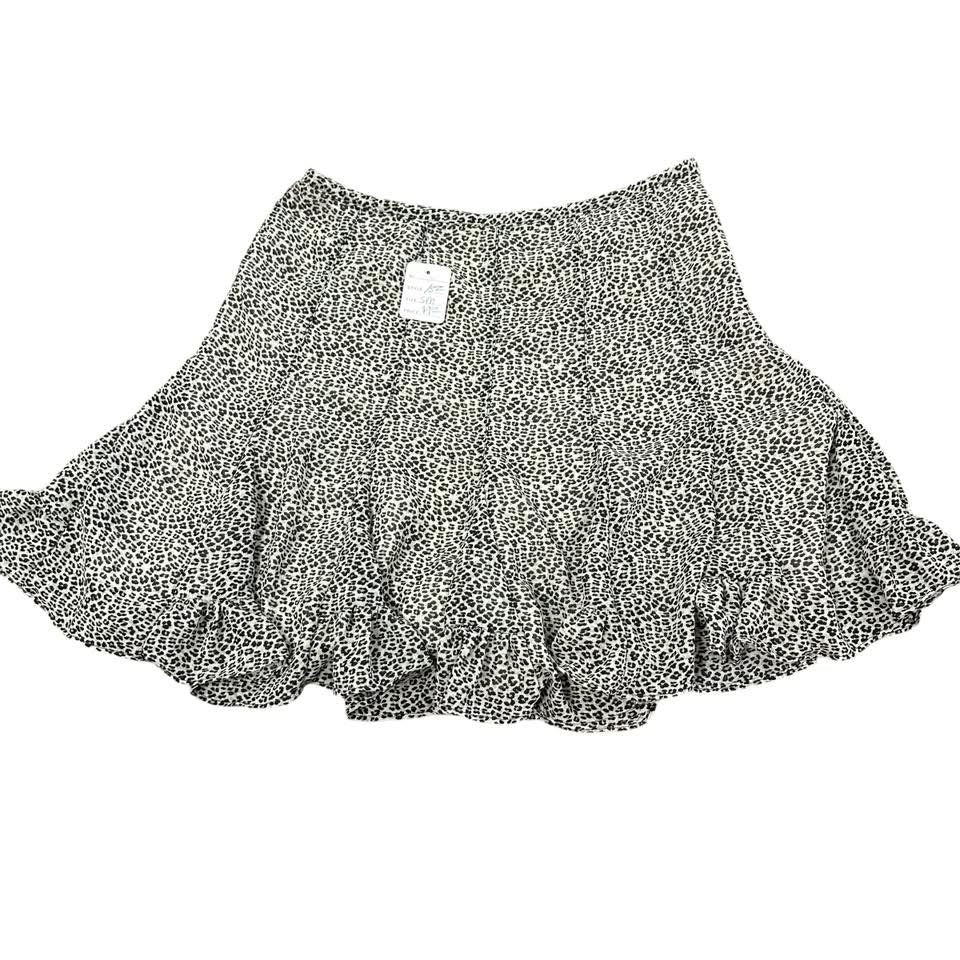 J ROBERTS ANIMAL PRINT SKIRT 182 SMALL