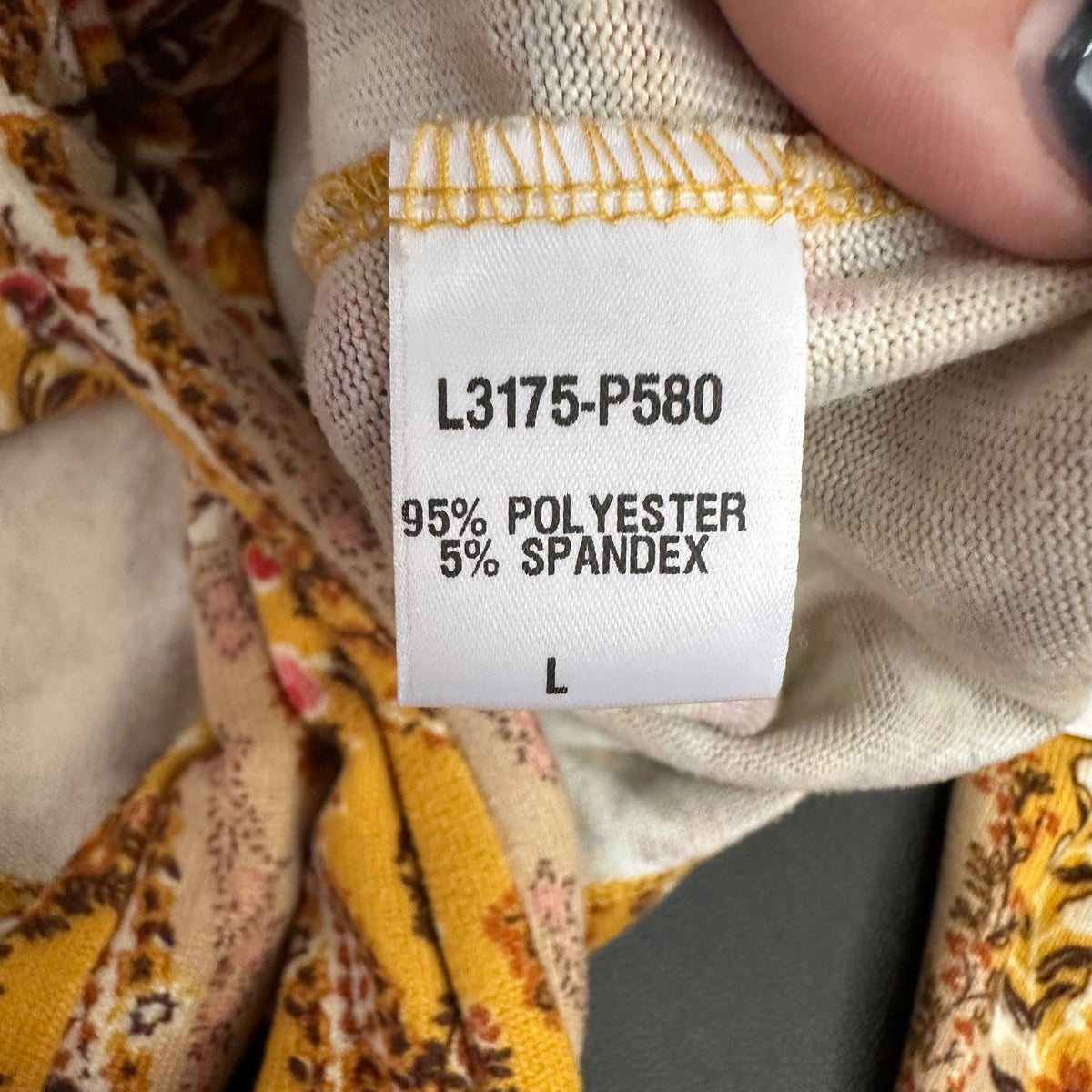 EARTHBOUND YELLOW PAISLEY BOHO CROP TOP TIE FRONT 289 LARGE