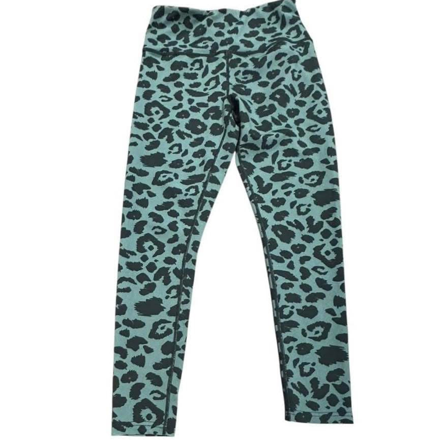 KIMBERLY C GREEN BLACK ANIMAL PRINT LEGGINGS 234
MEDIUM