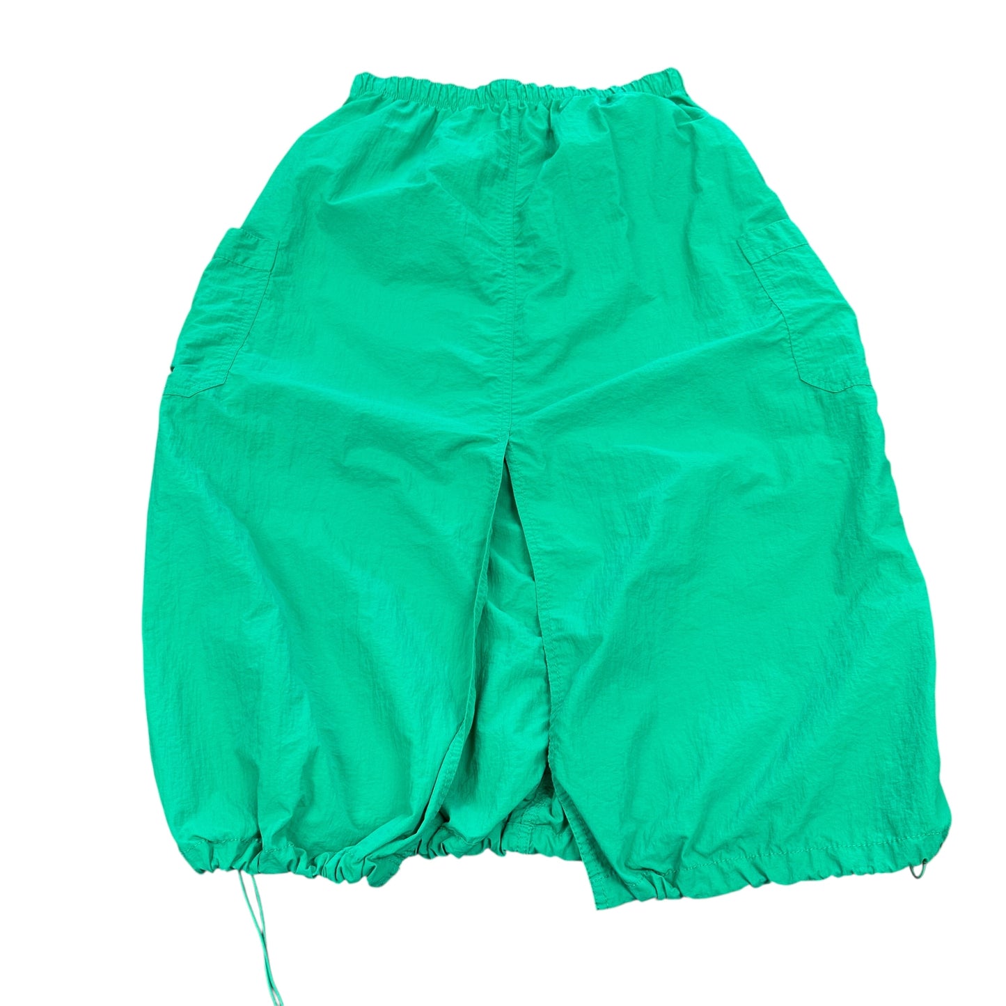 LOVE TREE GREEN WINDBREAKER SKIRT 84 LARGE