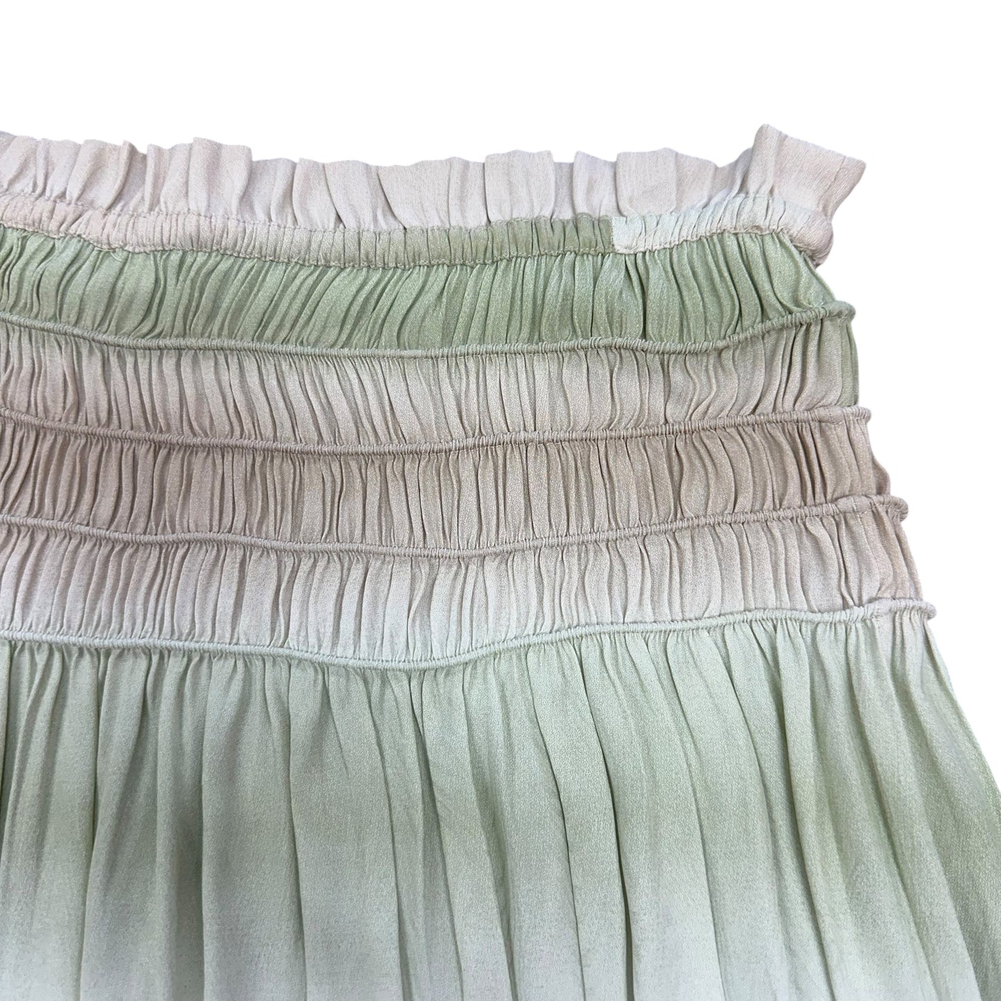 CURRENT AIR SATIN OMBRE SKIRT 100 LARGE