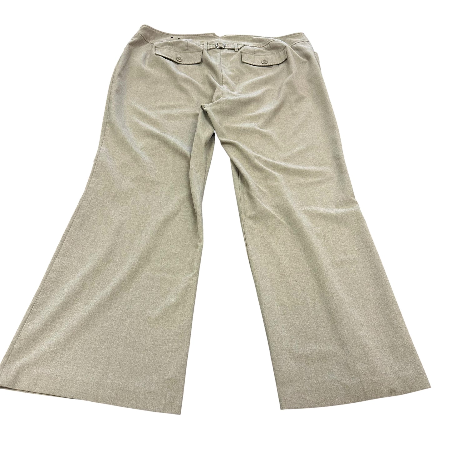 LANE BRYANT KHAKI PANTS 56 SZ 24
