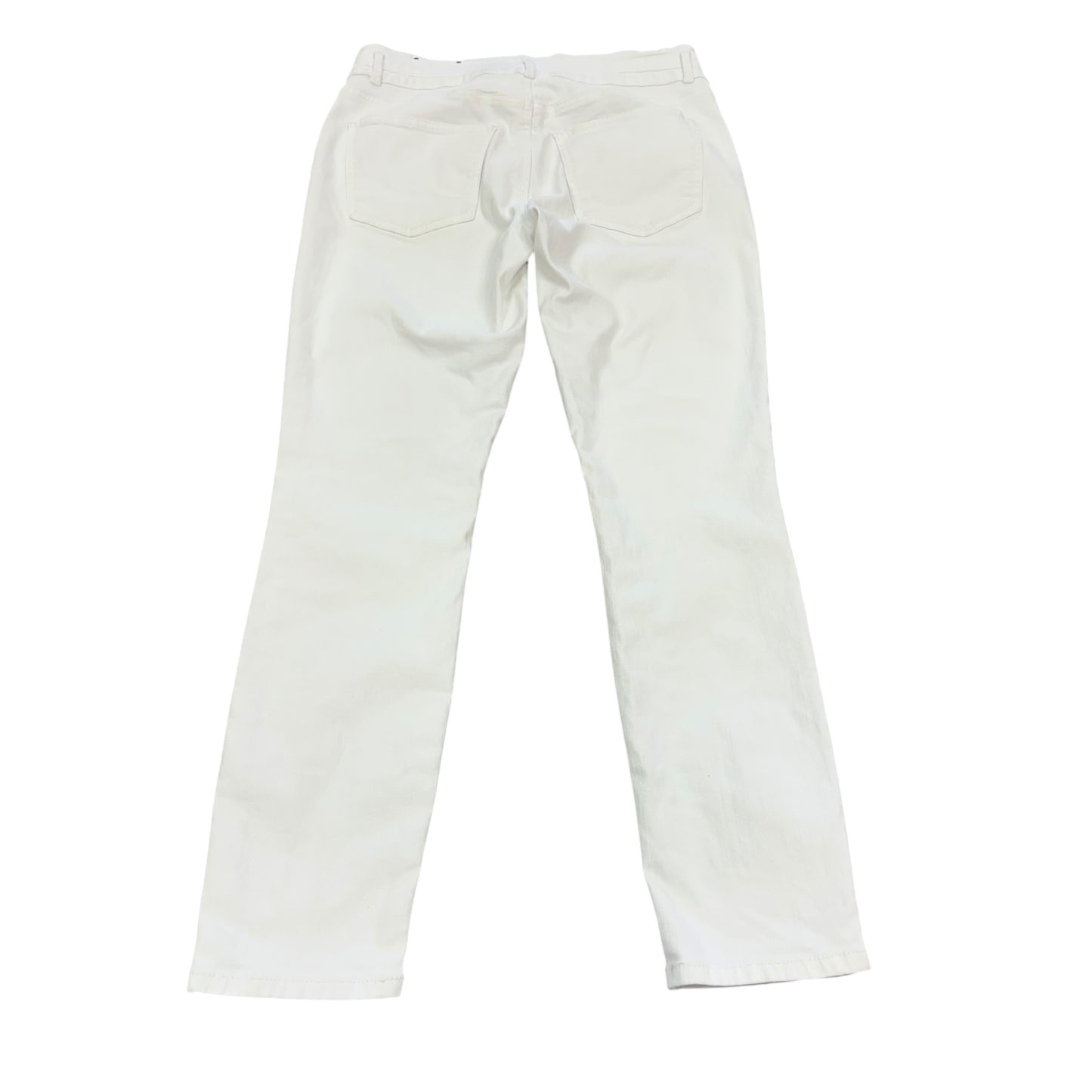 ANN TAYLOR WHITE JEANS 87 SZ 8