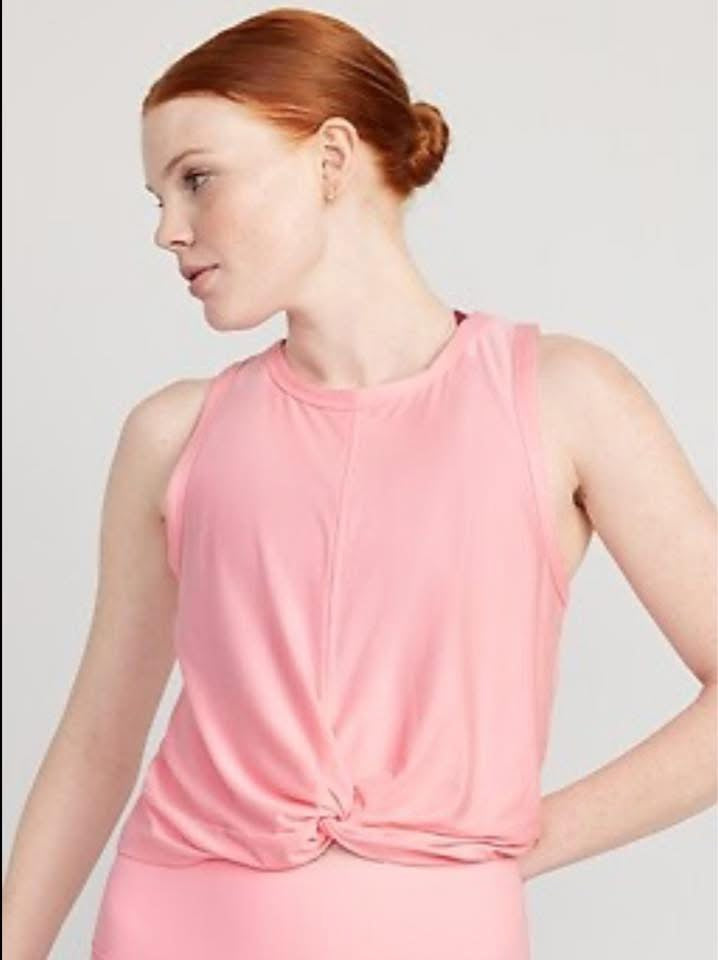 OLD NAVY ACTIVE PINK TANK TOP 158 SMALL