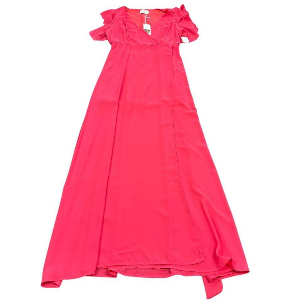 PEACE LOVE CAKE PINK FULL LENGTH DRESS 160 NWT SMALL
