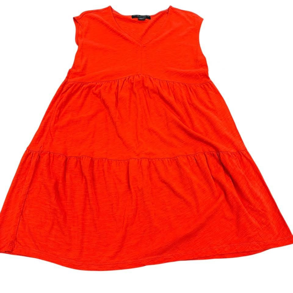 SOCIAL STANDARD REDDISH ORANGE DRESS 100 SMALL