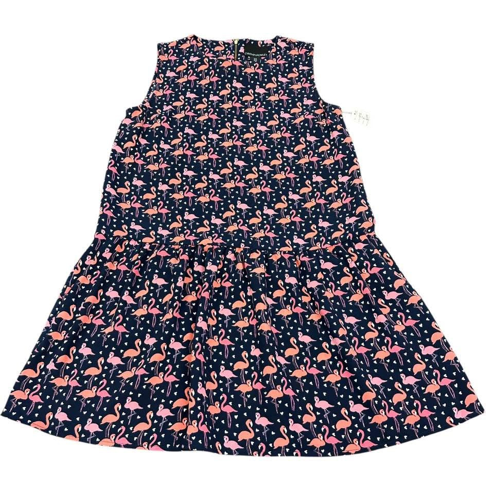 CYNTHIA ROWLEY FLAMINGO DRESS 100 SZ 6