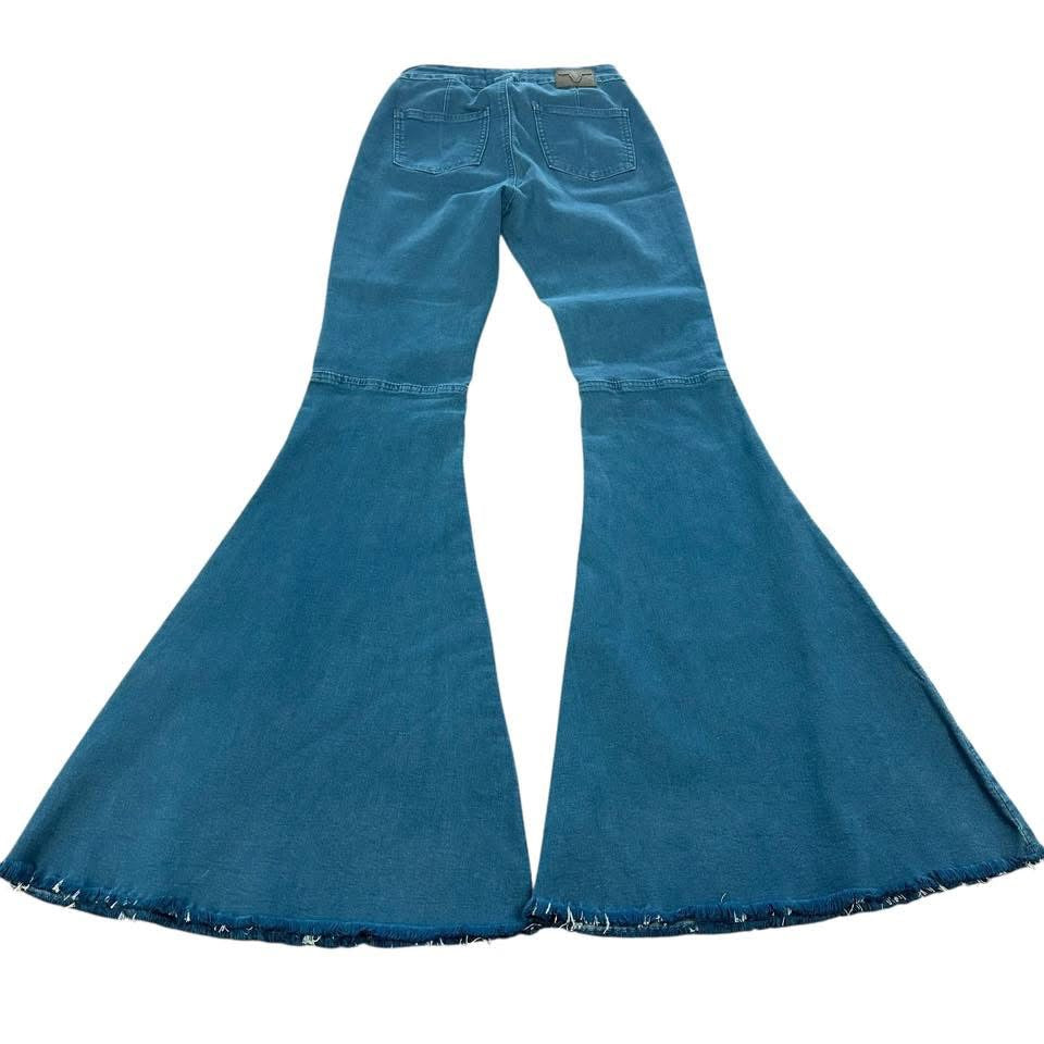 L&B HIGH RISE FLARE BLUE JEANS 100 Sz 2