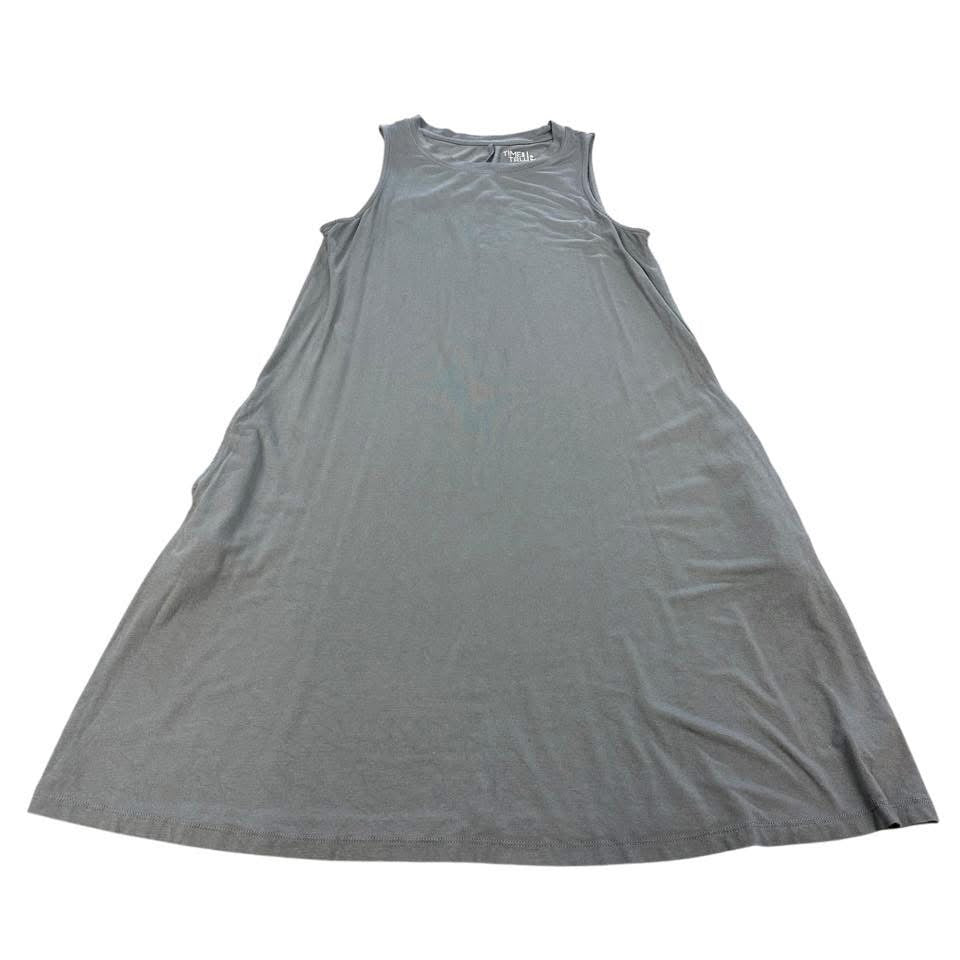 TIME & TRU GRAY SWING DRESS 143 SMALL