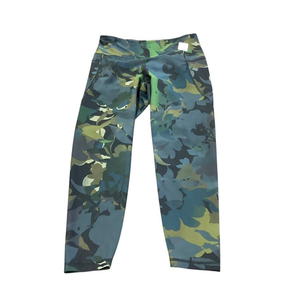 OLD NAVY ACTIVE GREEN CAMO LEGGINGS 117 XL