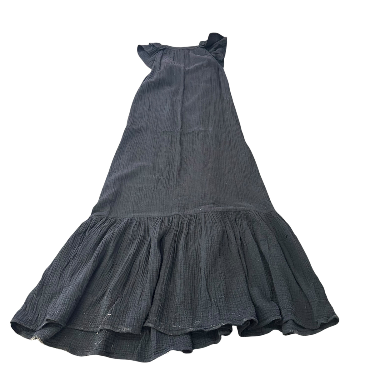 ANTHROPOLOGIE SUNDAYS NAVY GAUZE DRESS 249 SMALL