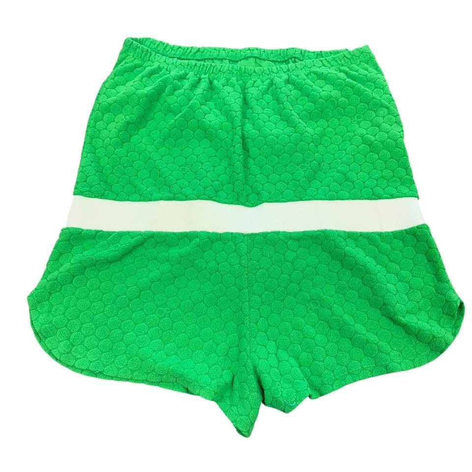 OP GREEN TERRYCLOTH ROMPER 185 XL