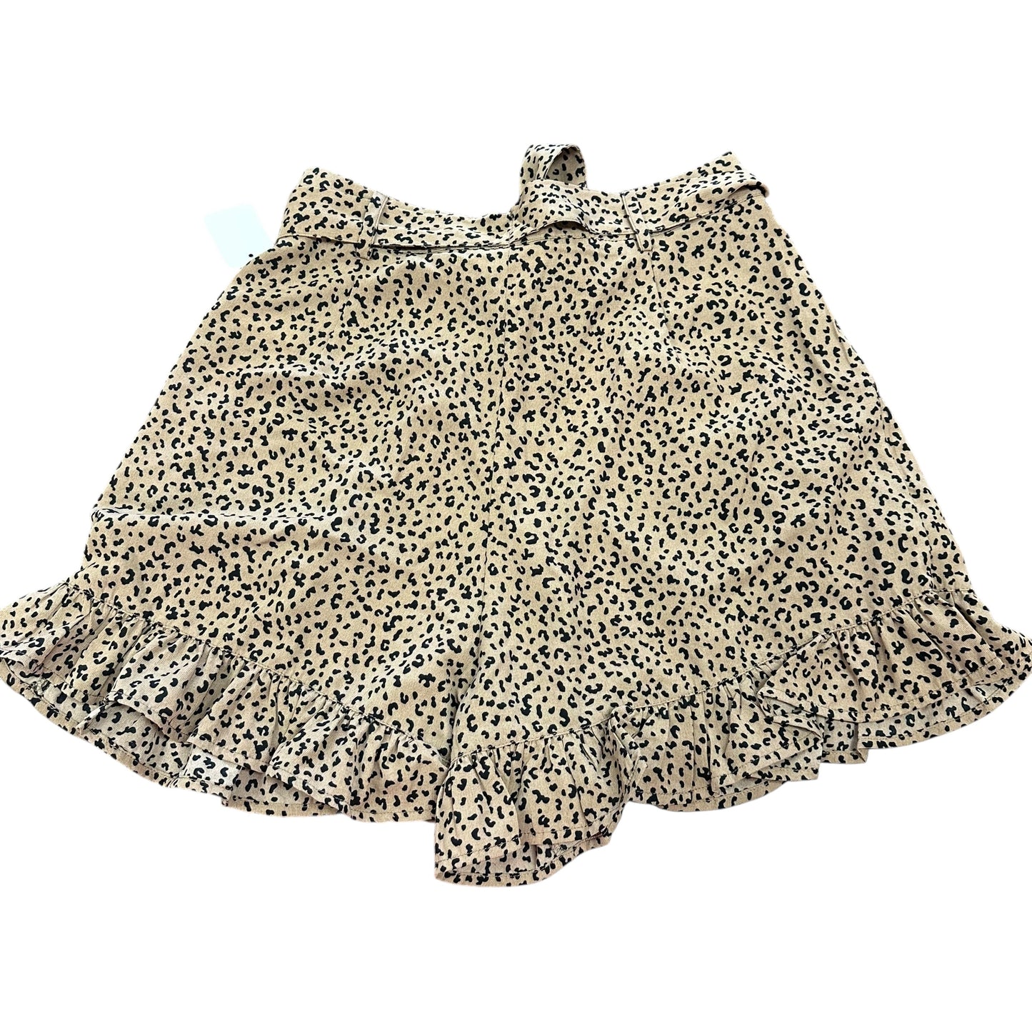 MITTOSHOP ANIMAL PRINT BELTED SHORTS 182 SMALL