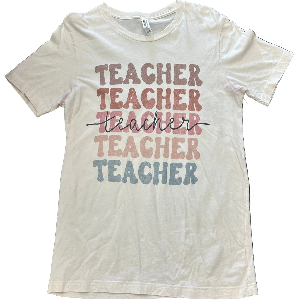 TEACHER BEIGE T-SHIRT 100 MEDIUM