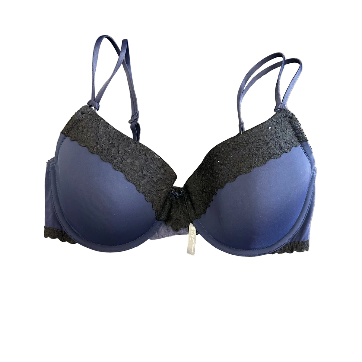 AERIE DEMI COVERAGE NAVY BRA 278 36D