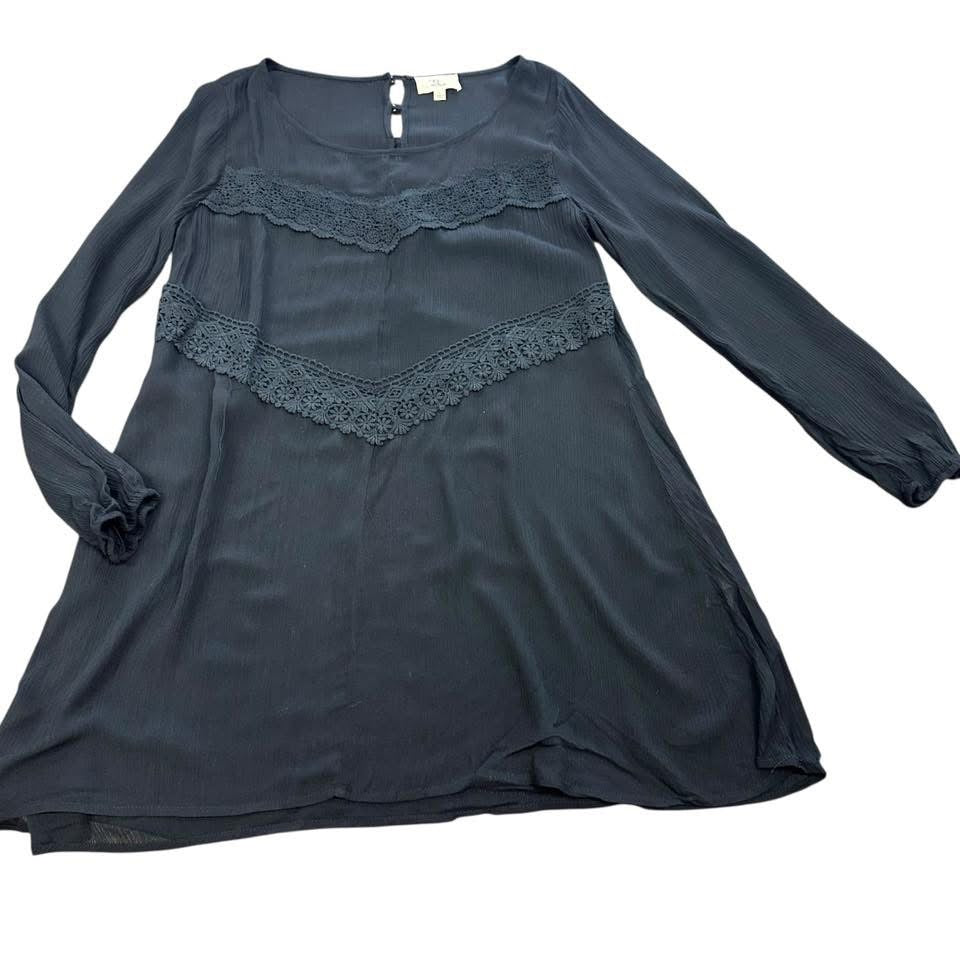 LOVE GAUZE BLACK DRESS 37 LARGE