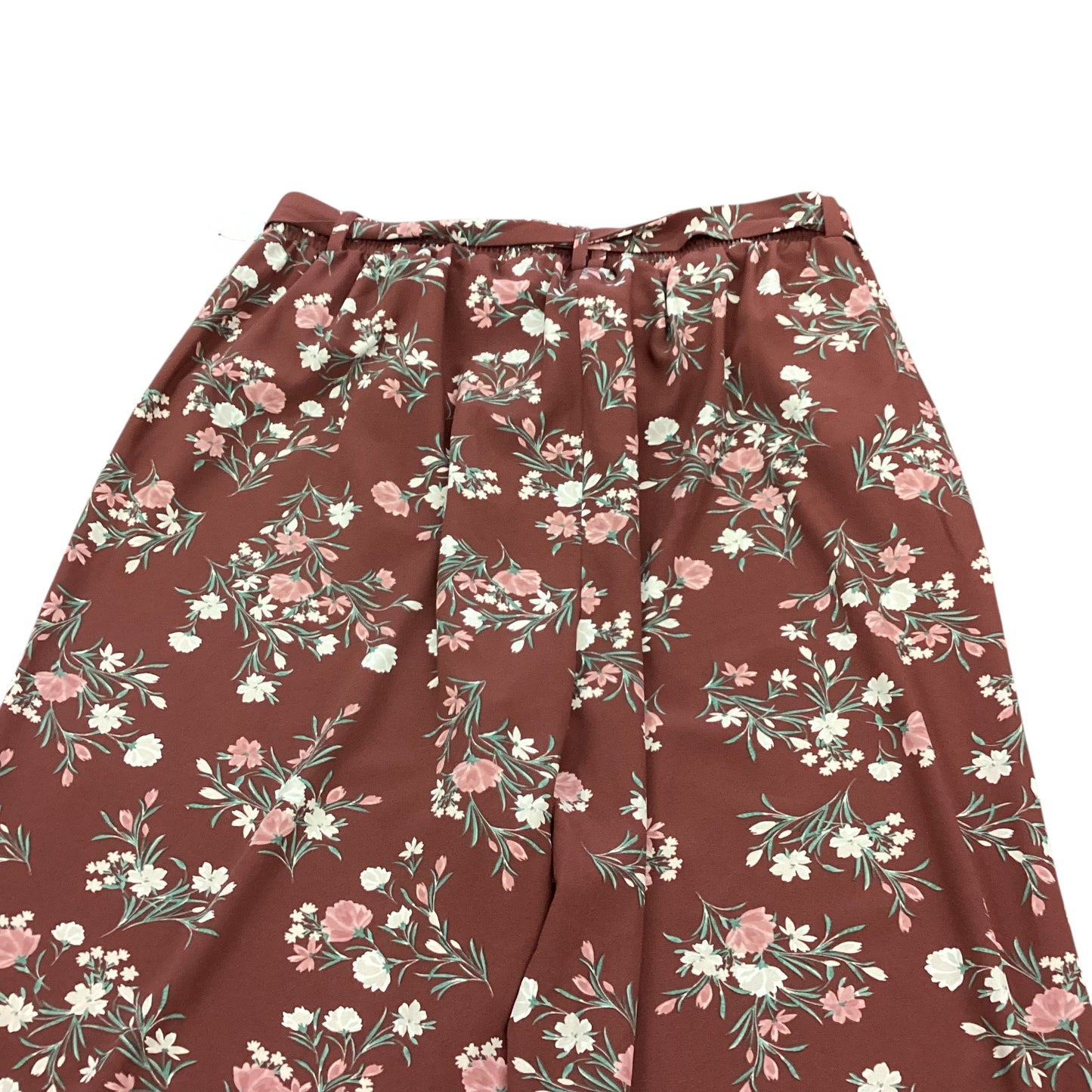 TORRID BROWN FLORAL PANTS 100 4X