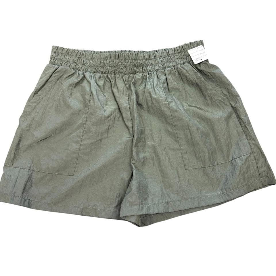 NOBO GREEN WINDBREAKER SHORTS SET 122 NWT MEDIUM