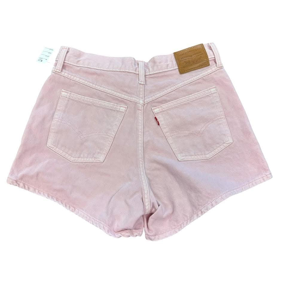 LEVIS PINK DENIM 80s MOM SHORTS 157 Sz 28