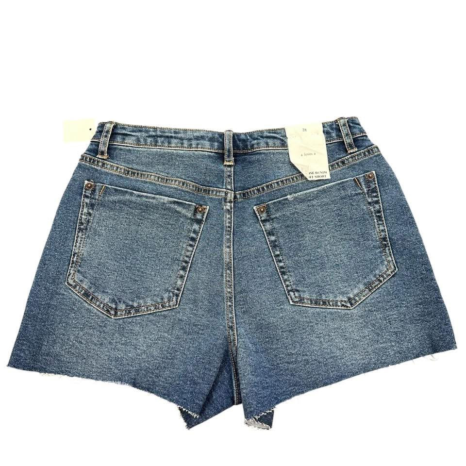 A LOVES A HIGH RISE DENIM CUT OFF SHORTS 122 NWT $79 Sz 6/28 $19.99