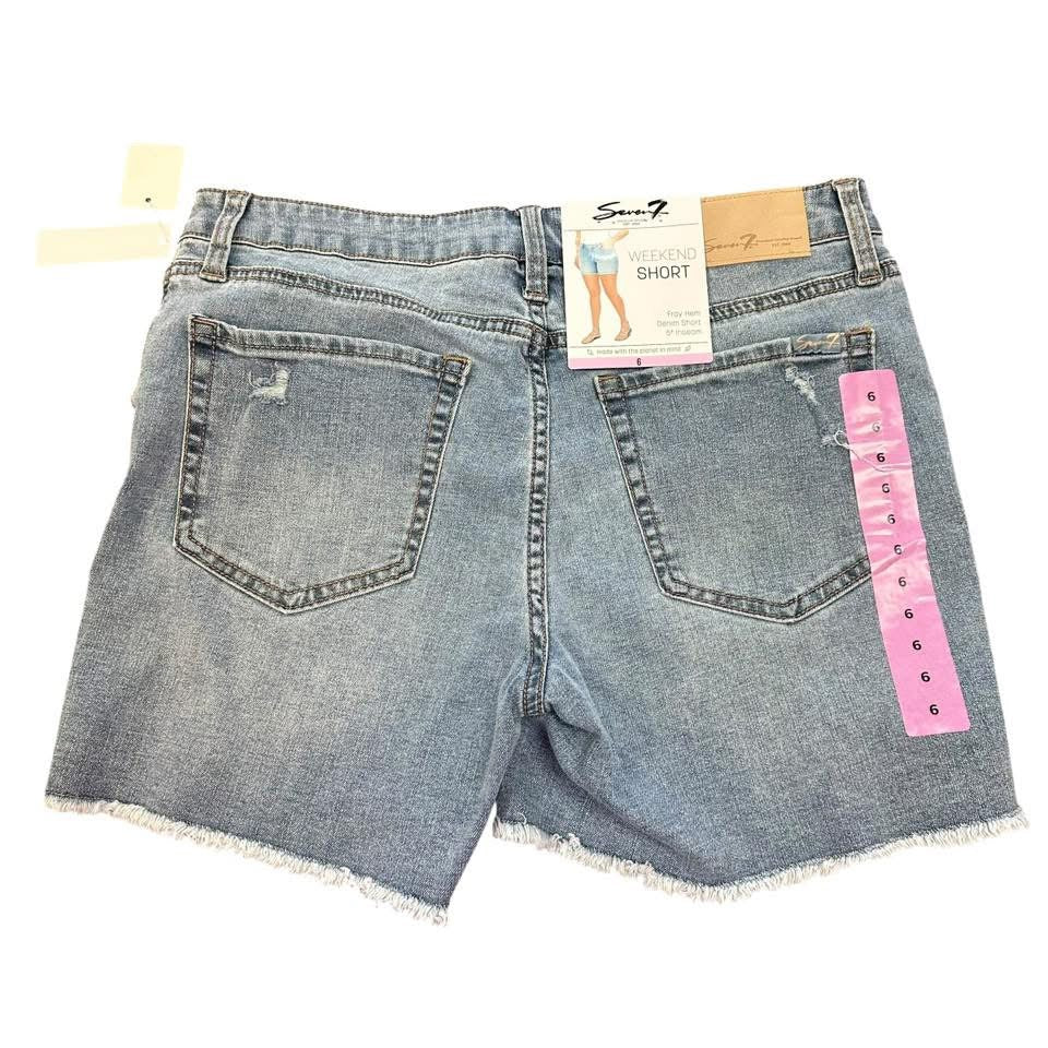 SEVEN WEEKEND DENIM SHORTS 223 NWT SZ 6