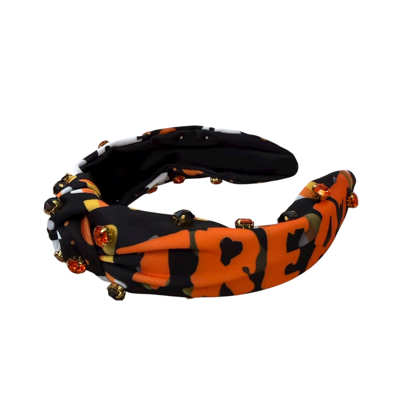 BLACK TRICK OR TREAT JEWEL HEADBAND