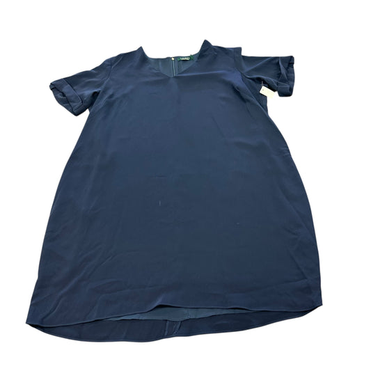 LAUREN RALPH LAUREN NAVY SHIFT DRESS 229 SZ 16W