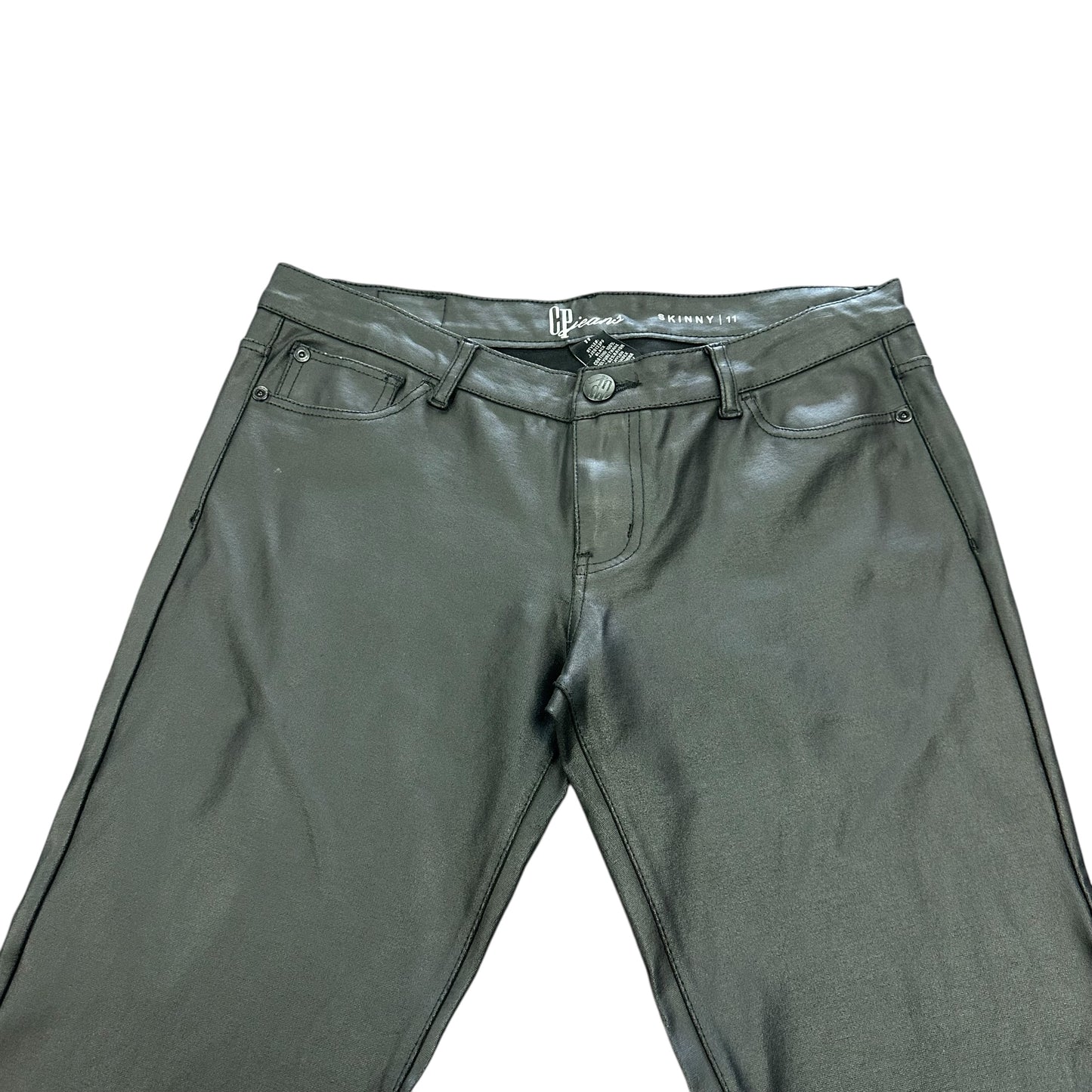 CPJEANS BLACK SHINY PANTS 91 SZ 11