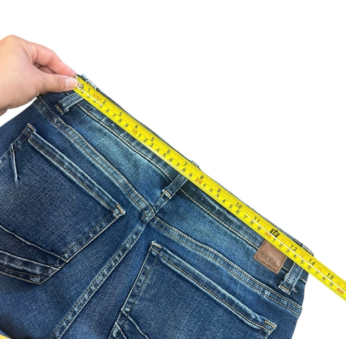 BKE DENIM WOMENS JEANS SZ 29 STELLA MID RISE ANKLE SKINNY STRETCH