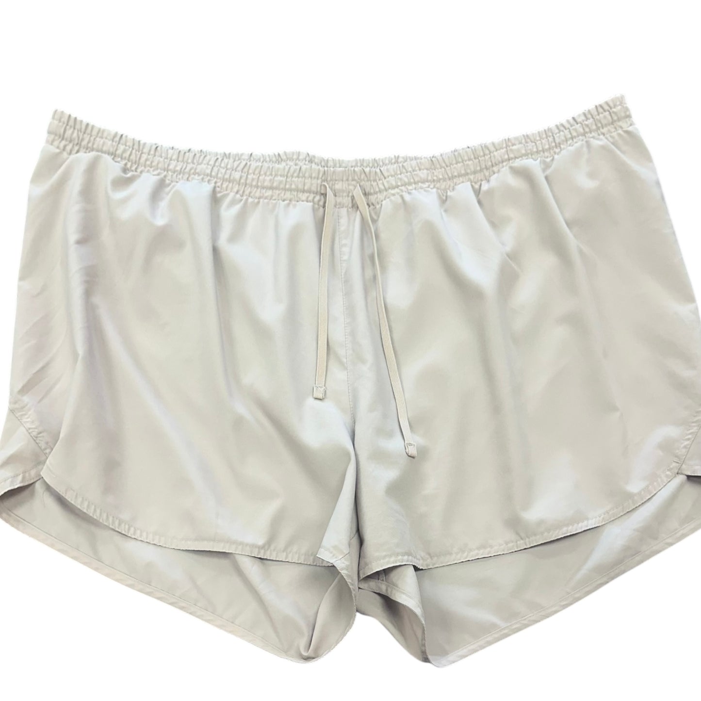 OLD NAVY GRAY TAUPE ATHLETIC SHORTS W LINER 100 XXL