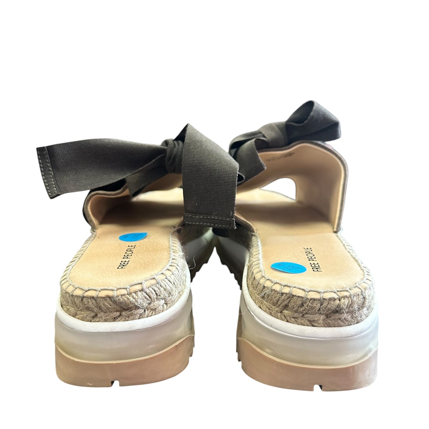 FREE PEOPLE CHAMPION SPORT SANDALS ESPADRILLE PLATFORM SZ 10