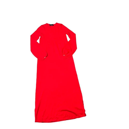 POMANDER PLACE - RED KNIT MAXI DRESS - NWOT - LARGE - 100