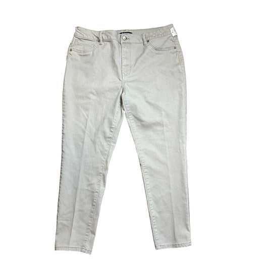 D JEANS - KHAKI ANKLE JEANS