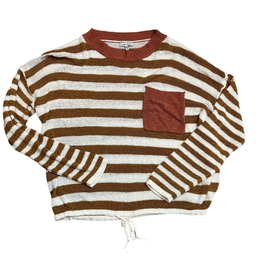 WHITE BIRCH - STRIPED KNIT SWEATER