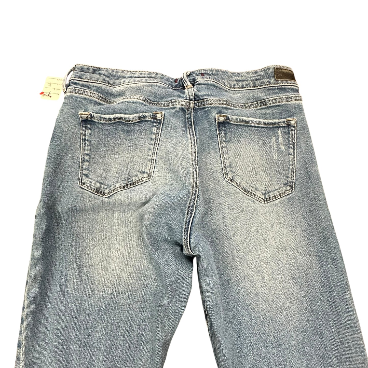 DEAR JOHN ROSIE FLARE DISTRESSED BLUE DENIM JEANS 206 SZ 31