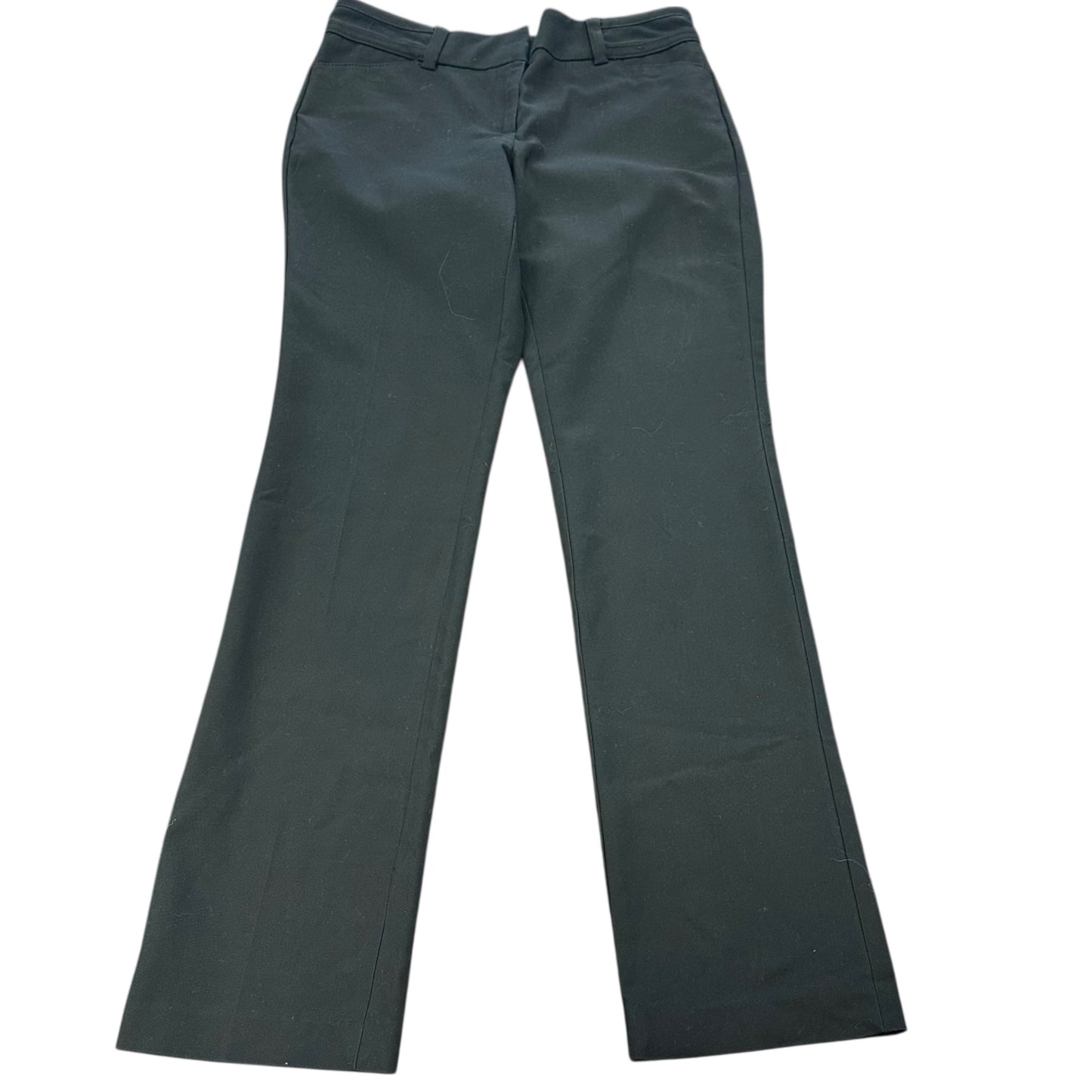 7TH AVENUE NEW YORK & CO BLACK TROUSERS SZ 4 LONG