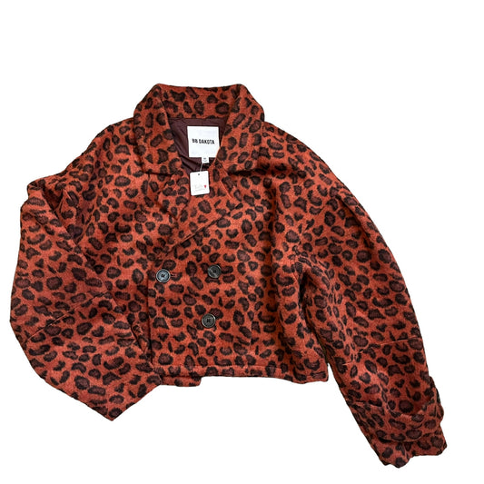 BB DAKOTA - BROWN ANIMAL PRINT JACKET