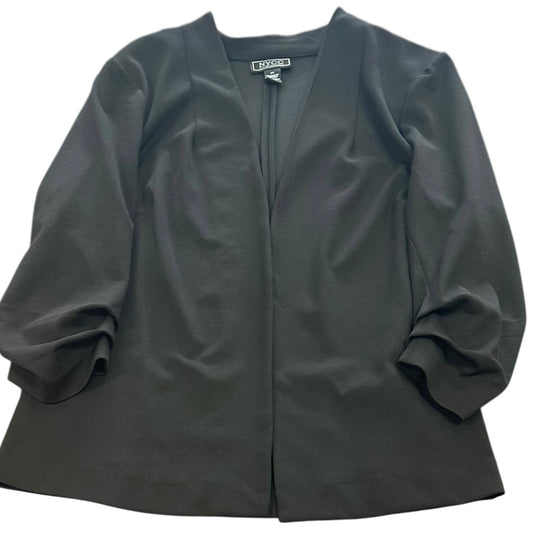 NYCC BLACK OPEN BLAZER 227 3X