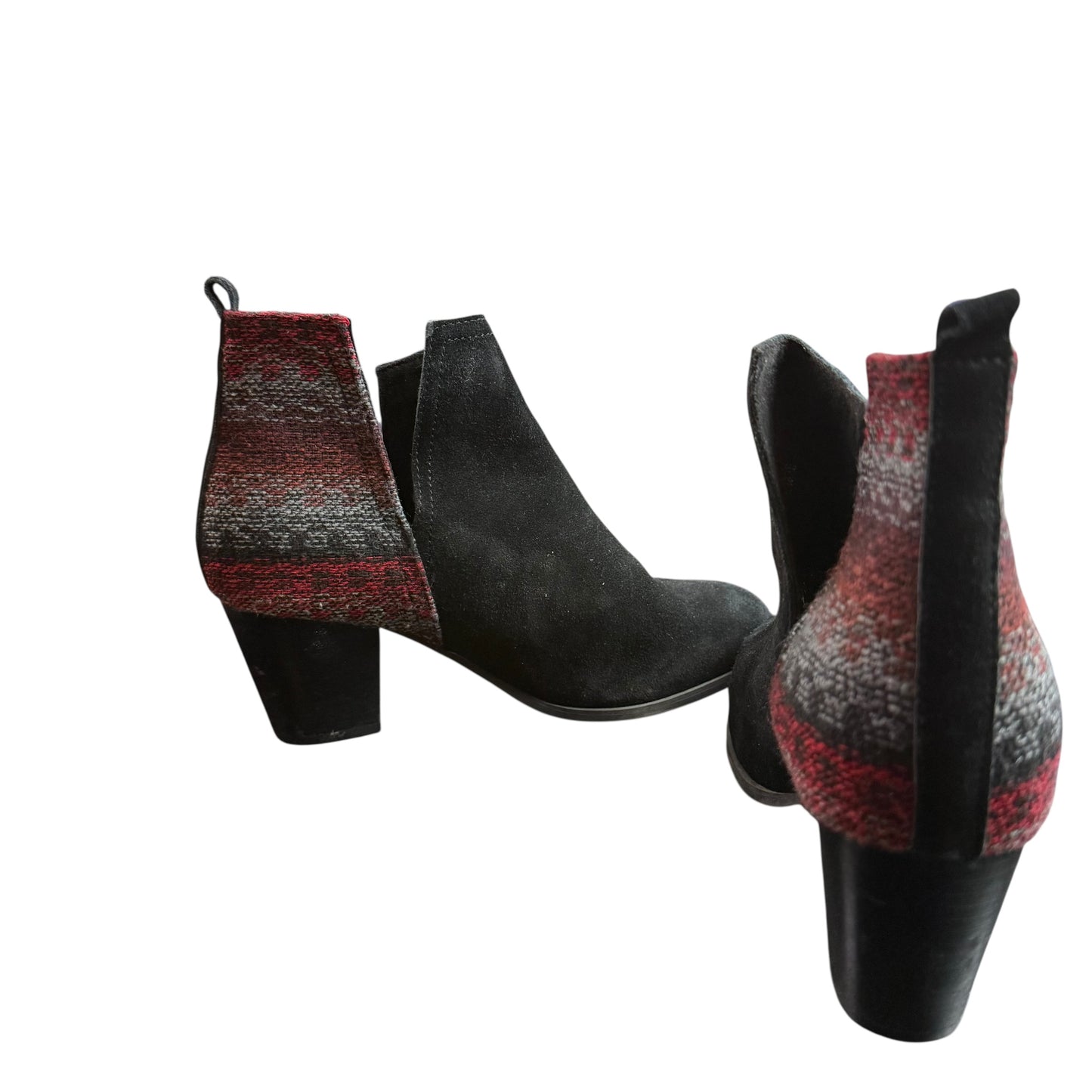 MINNETONKA MARI BOOTIES BLACK SUEDE 251 SZ 8