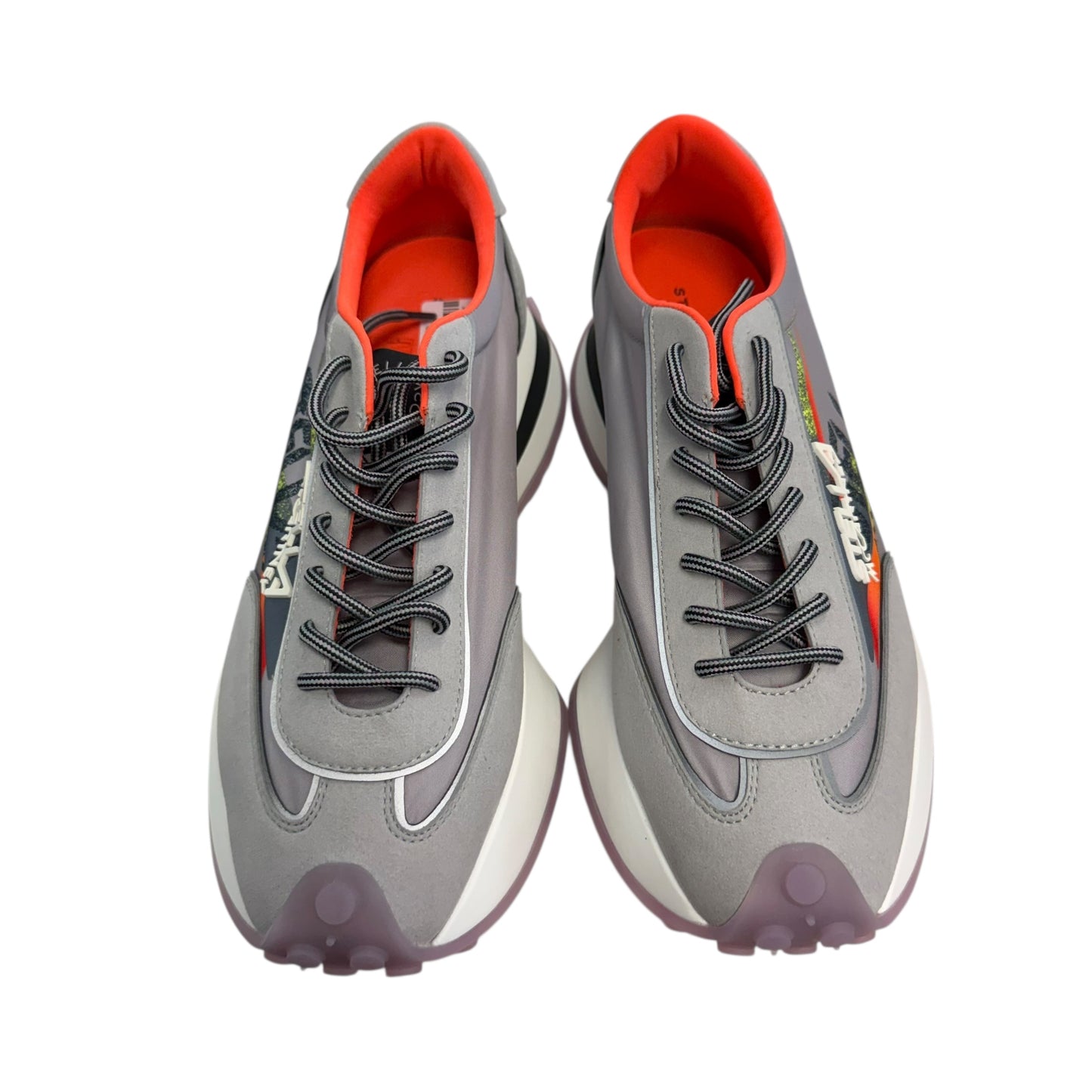 STELLA MCCARTNEY WOMENS SNEAKER RECYCLED POLYESTER SMOKE GRAY SZ 41 10 NWB $650