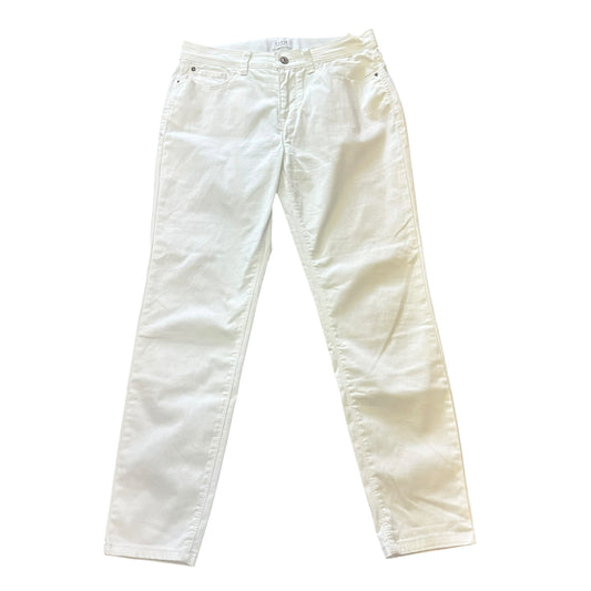 CURVE APPEAL WHITE STRAIGHT LEG DENIM JEANS 8 SZ 10/30