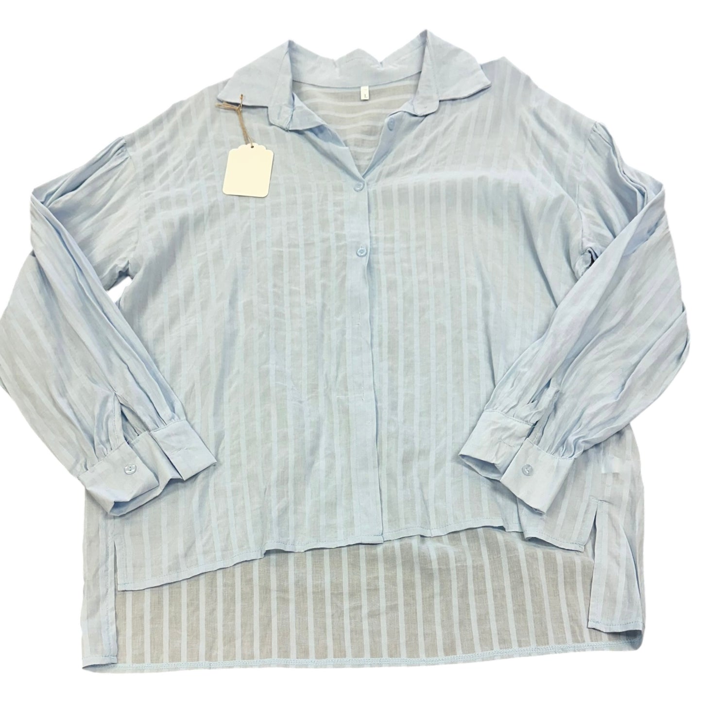 BLUE STRIPED PAJAMA SET 236 SMALL NWOT