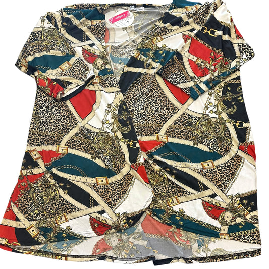 SOUTHERN CHARM COLORFUL CHAINLINK OPEN CARDIGAN NWT 272 1/2X