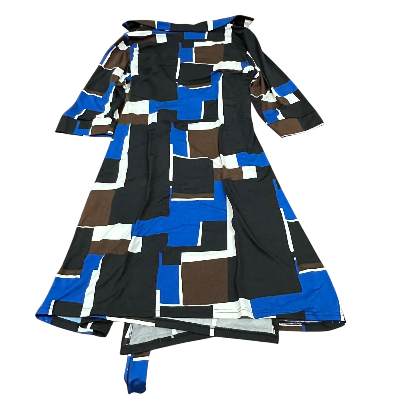 LANE BRYANT GEOMETRIC BELTED DRESS sz 18/20