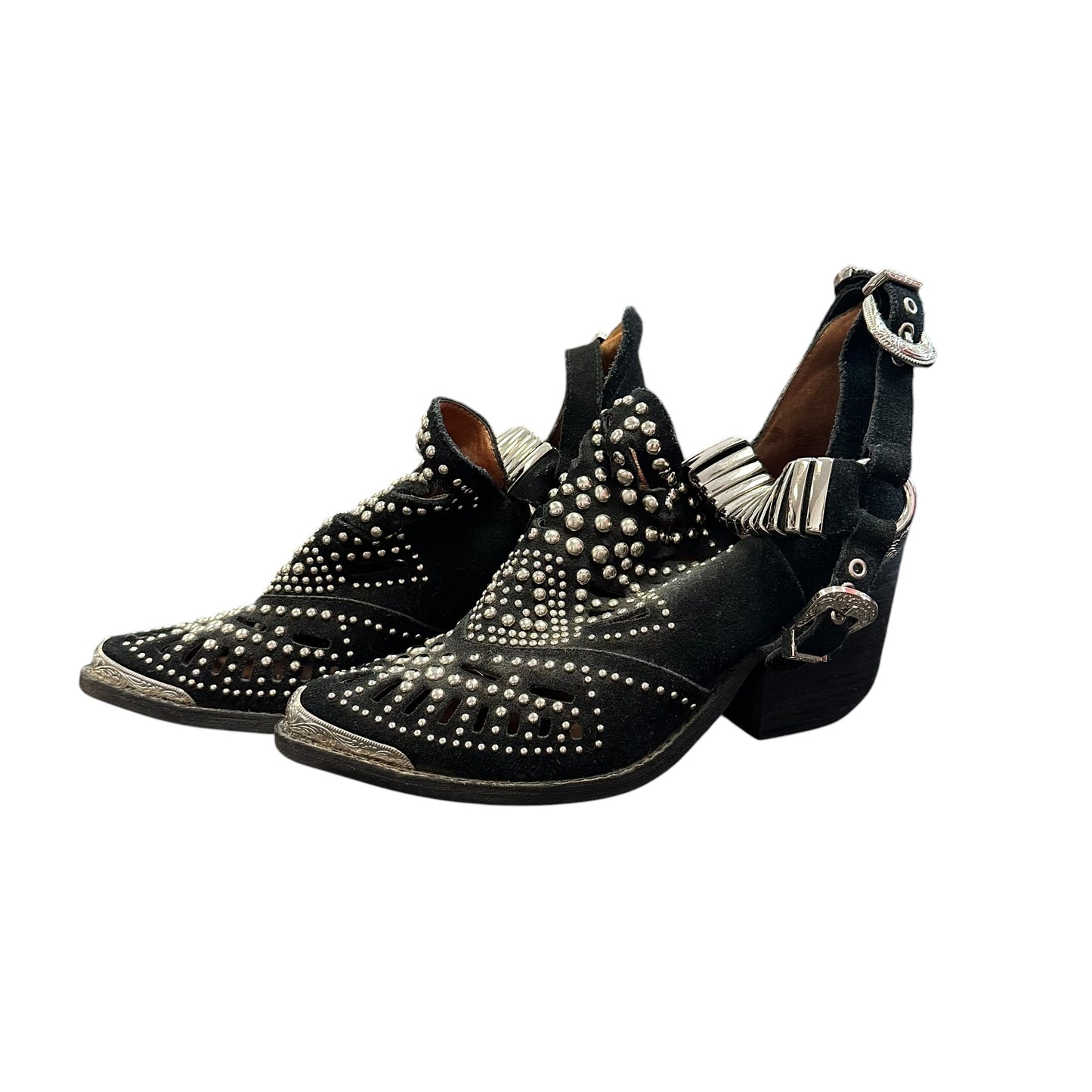 JEFFREY CAMPBELL CALHOUN 4 WESTERN STUDDED BOOTS 122 SZ 6