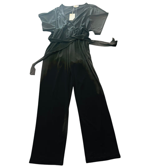 LOVERS & FRIENDS BLACK JUMPSUIT JERSEY NWT 249 MEDIUM