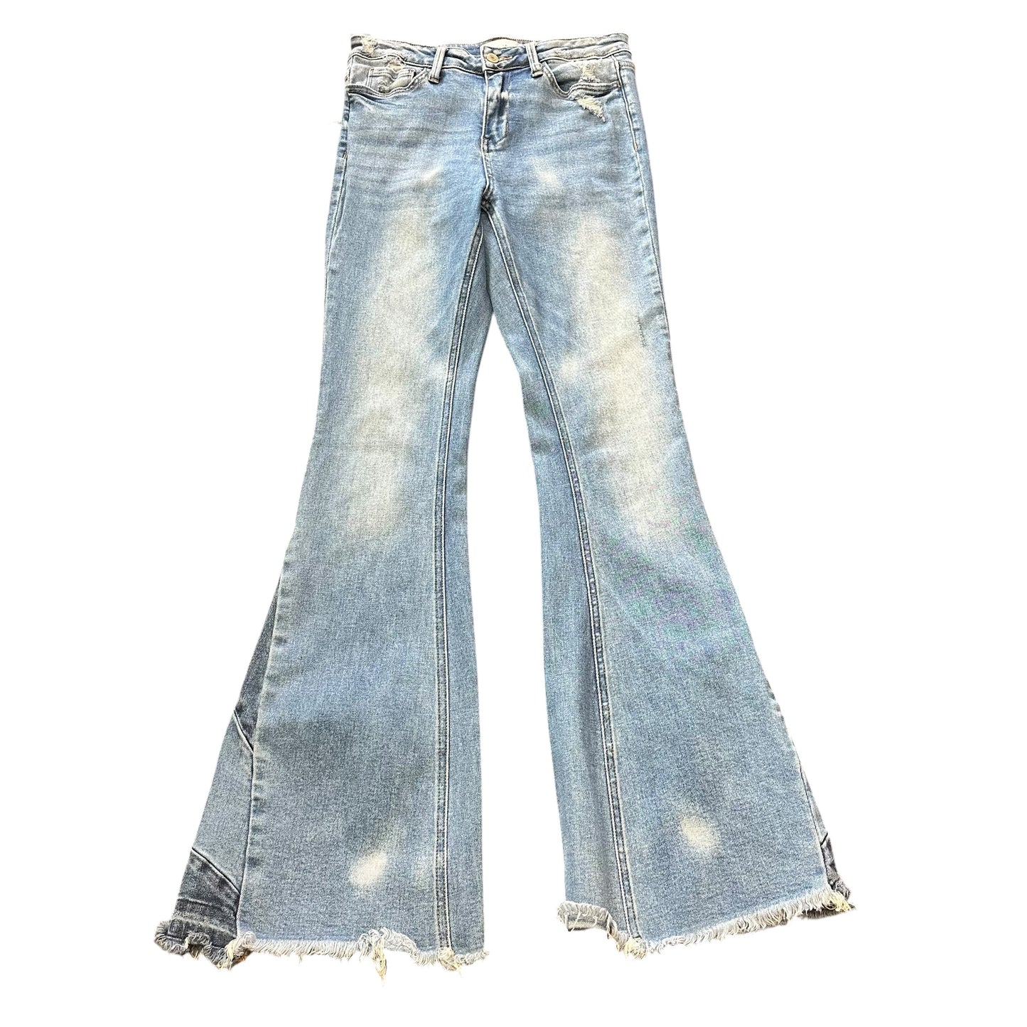 VERVET BLUE JEAN FLARE JEANS 100 SZ 27