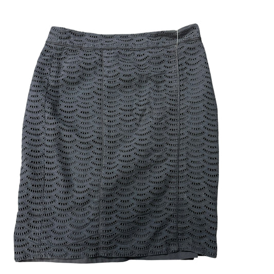 BANANA REPUBLIC NAVY EYELET PENCIL SKIRT 271 SZ 8 PETITE