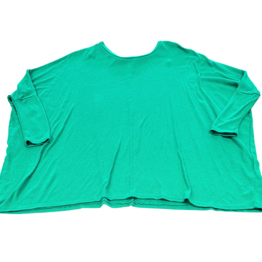ZENANA OUTFITTERS GREEN OVERSIZED TOP 230 MEDIUM
