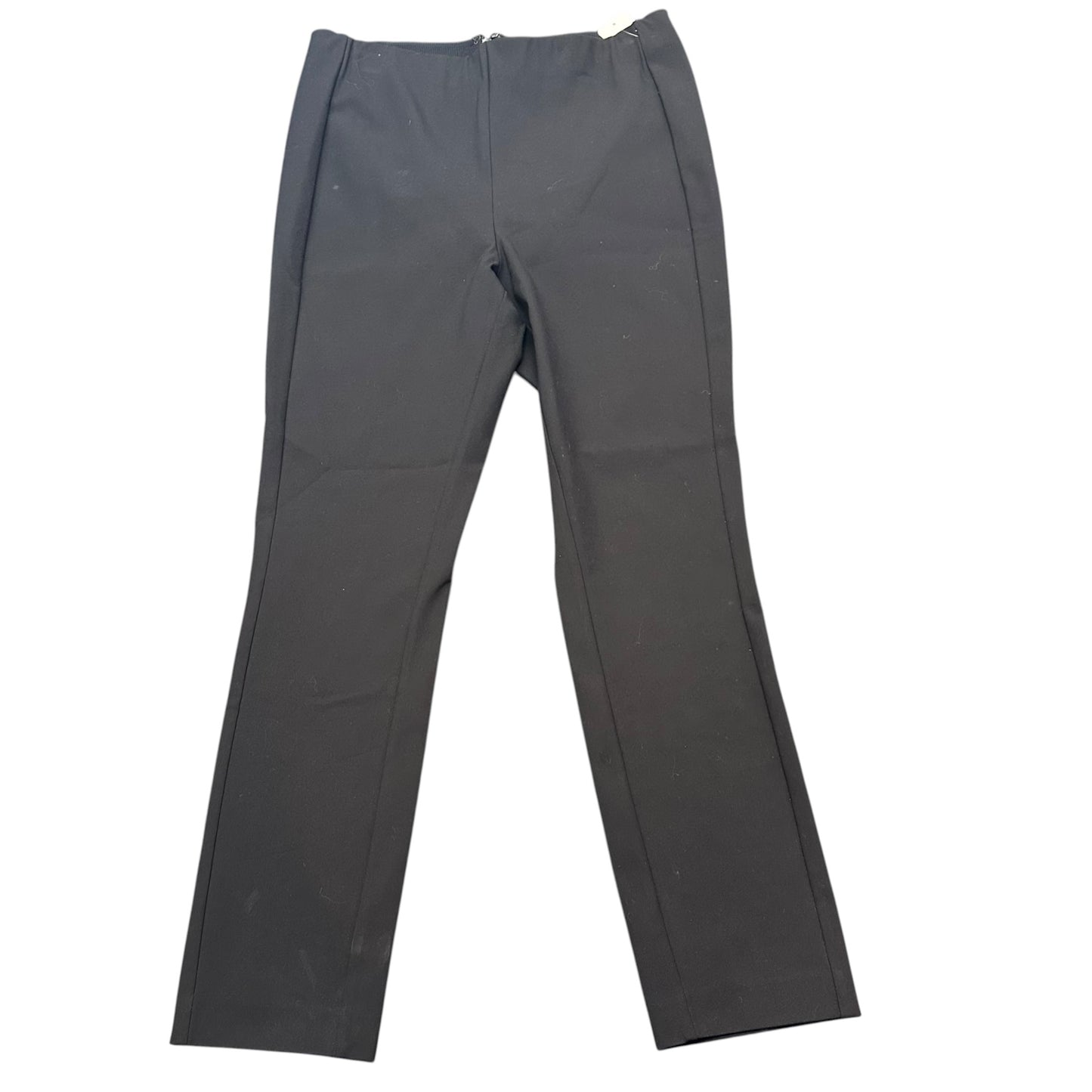 RAG & BONE BLACK TROUSERS BACK ZIP 216 SZ 8